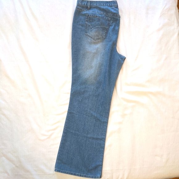 Flare Bell bottoms jeans size 26 Fashion Bug - Picture 2 of 6